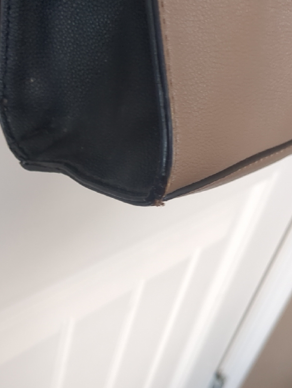 Guess Brown Leather-Look Crossbody Bag - Picture 6 of 12